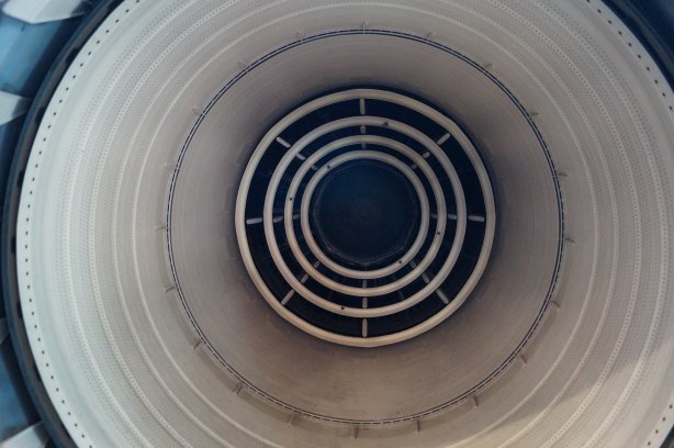 Detalhe da turbina do SR-71